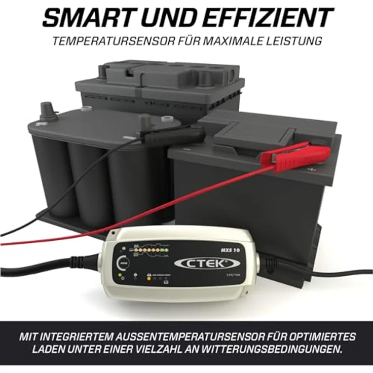 CTEK Automatikladegerät Hochfrequenzladegerät MXS 10 12 V 10 A 12 V 10 A (MXS 10) – Bild 4