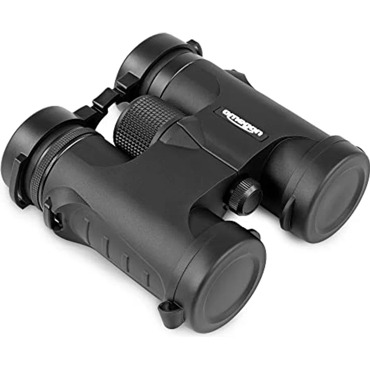 Omegon Fernglas Blackstar 2.0 8x32, kompaktes Dachkantfernglas mit 10-facher Vergrößerung, wasserdicht und stoßfest – Bild 3