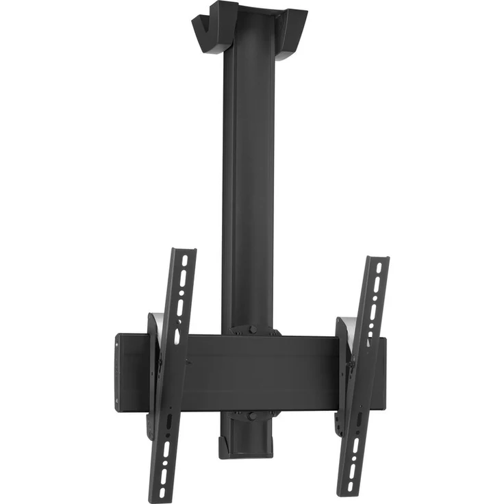 Vogel's Connect-it Deckenhalterung für Display, 65 Zoll, max. 80 kg Traglast, Schwarz/Silber, neigbar, Kabelmanagement