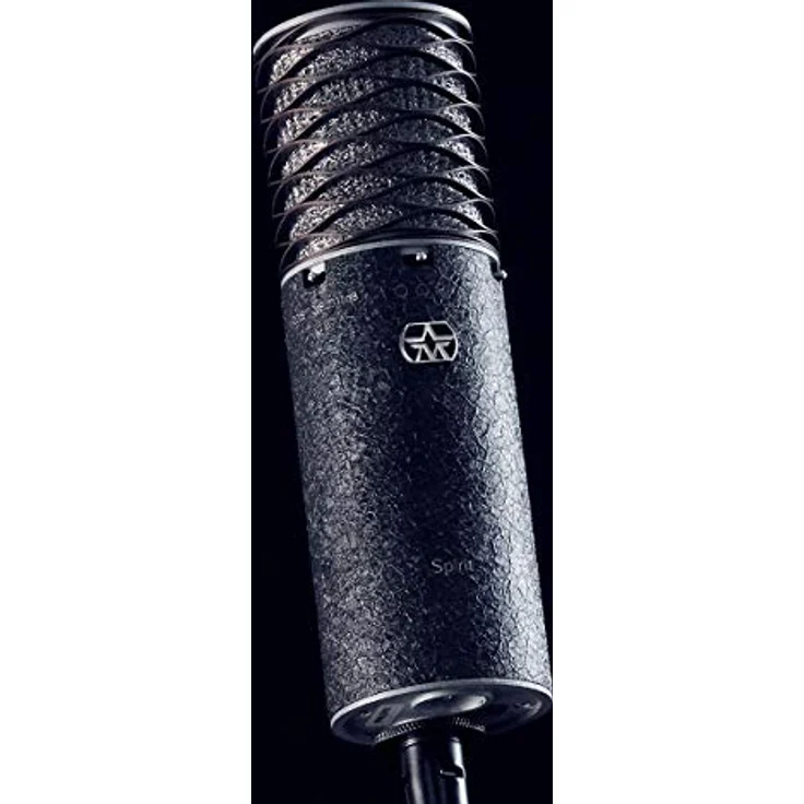 Aston Microphones Aston Spirit Black-Paket, Mikrofon mit Wellenförmigem Federkorb und integriertem Pop-Filter, Edelstahl-Gehäuse – Bild 4
