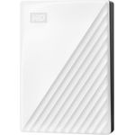 Western Digital WD My Passport Ultra Externe Festplatte 6 TB (mobiler Speicher, Metallgehäuse, herunterladbare Software, automatische Backups, Passwortschutz) Weiß - auch kompatibel mit PC, Xbox und PS4