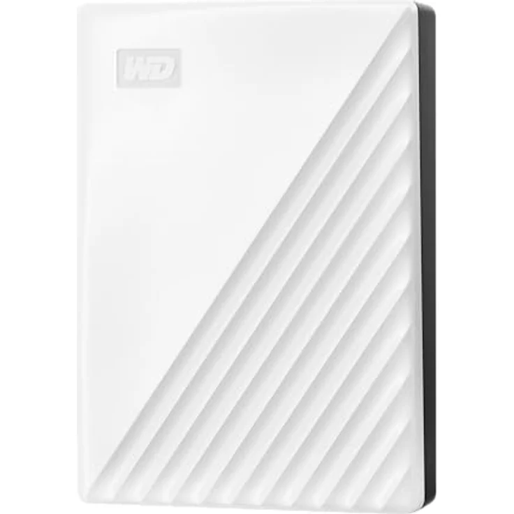 Western Digital WD My Passport Ultra Externe Festplatte 6 TB (mobiler Speicher, Metallgehäuse, herunterladbare Software, automatische Backups, Passwortschutz) Weiß - auch kompatibel mit PC, Xbox und PS4 – Bild 1