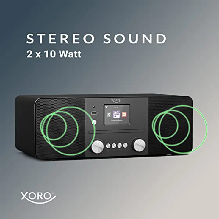 XORO HMT 620 - All-in-One Stereo Internetradio mit CD-Player, DAB+/FM Radio, WLAN, Bluetooth, Spotify Connect, MP3 USB Player, Netzwerkstreaming, App Steuerung – Bild 5