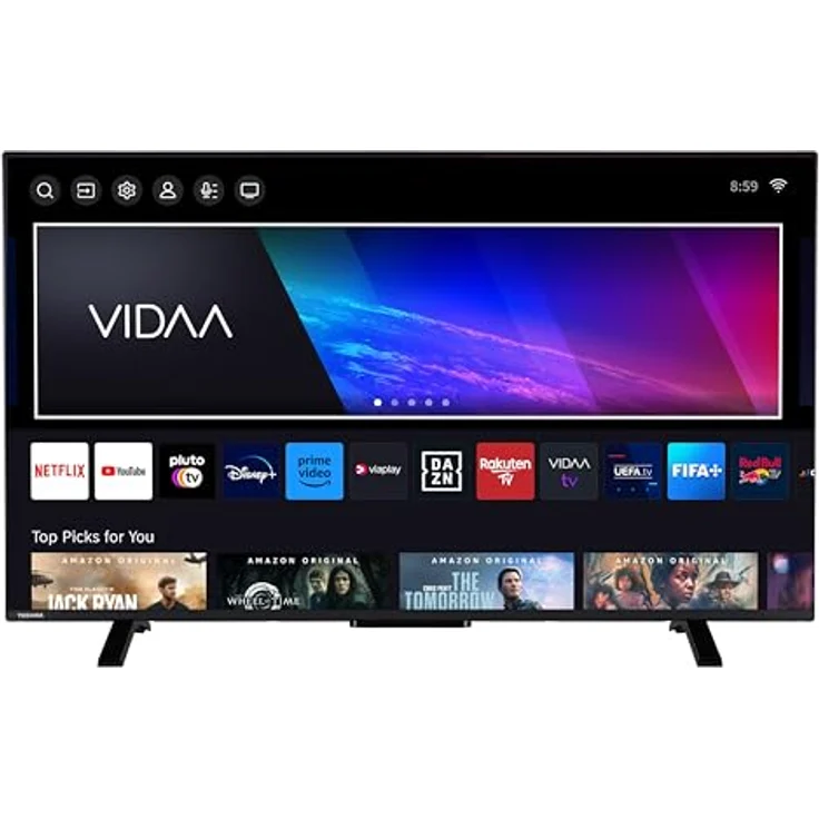 Toshiba 50UV2363DA, 50 Zoll 4K UHD Smart TV mit HDR, Triple-Tuner und VIDAA Smart-Funktionen – Bild 2