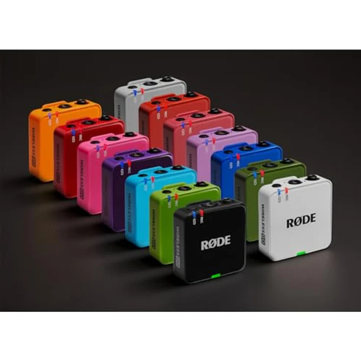 RØDE Wireless GO Gen 3, digitales 2-Kanal Funkmikrofonsystem in Stone Grau mit 32 GB Speicher und Softcase – Bild 9