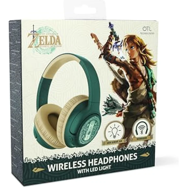 OTL Technologies The Legend of Zelda TEARS of The Kingdom, Kabellose faltbare Kopfhörer mit LED-Licht, Bluetooth V5.3, 50 Stunden Wiedergabezeit, geeignet für Kinder ab 8 Jahren – Bild 5