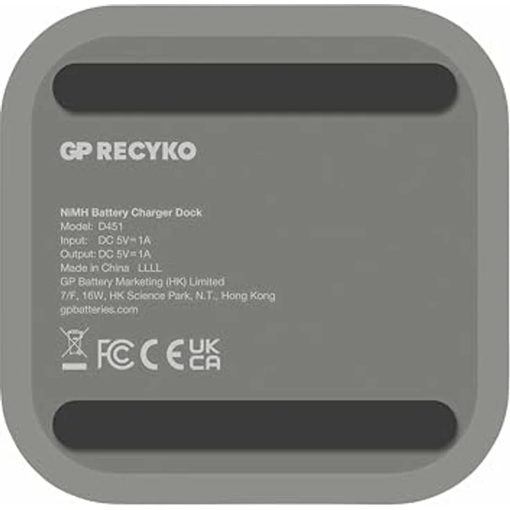 GP RECYKO USB Ladegerät Modell GP M452 inkl. 4X RECYKO AA 2600 mAh Akku & USB Dockingstation, schnelles Laden, intelligentes Design – Bild 4