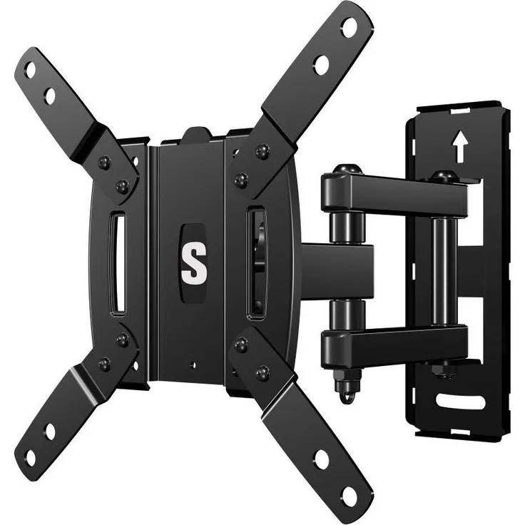 Sanus SECURA QSF210-B2, Vollbewegliche TV-Wandhalterung für Flachbildfernseher bis 40”, 11.34 kg, Schwarz