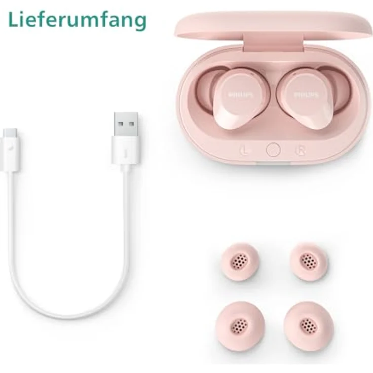 Philips TAT1209 Kopfhörer (True Wireless, Bluetooth, Freisprechfunktion, Rauschunterdrückung, Sprachsteuerung) – Bild 3