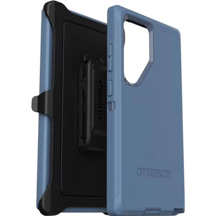 OtterBox Defender Hülle für Samsung Galaxy S24 Ultra, Stoßfest, Sturzsicher, Ultra-robust, Schützende Hülle, 5x getestet nach Militärstandard, Blau – Bild 1