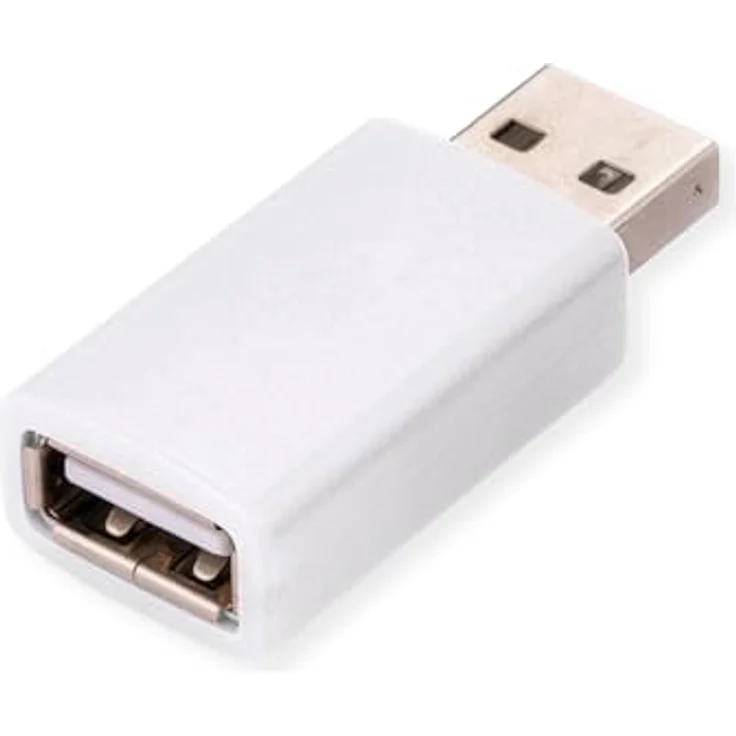 VALUE USB Datenblockier-Adapter Typ A, Datenschutzadapter zur physischen Blockierung von Datenanschlüssen für öffentliche Bereiche – Bild 1