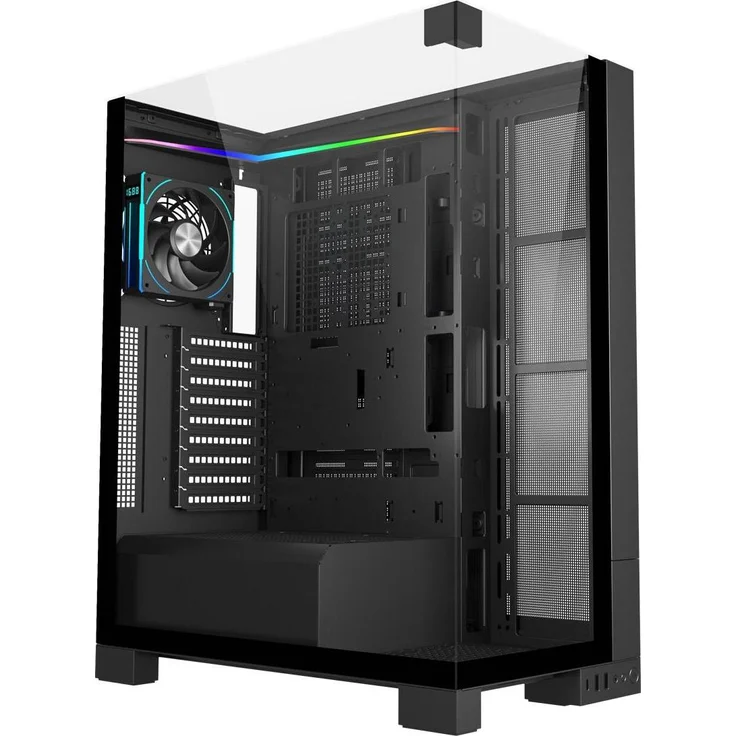Fortron FSP Geh Ultra U691 BP, E-ATX/ATX/M-ATX/M-ITX PC-Gehäuse, Schwarz