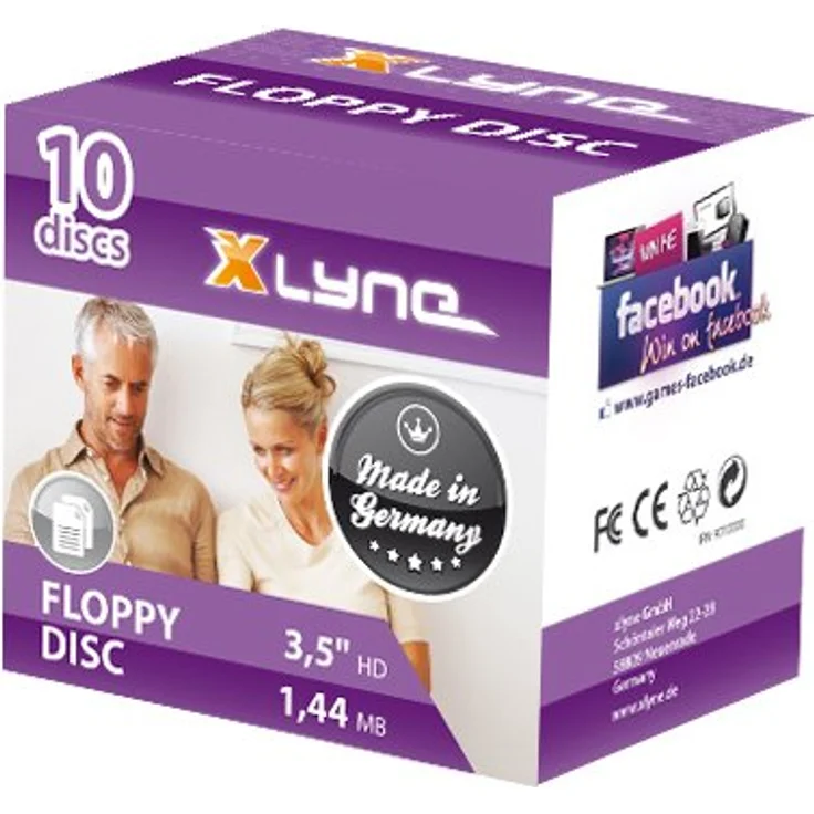 Xlyne disketten 10x 8,89cm hd 3,5bl (9010000) – Bild 3