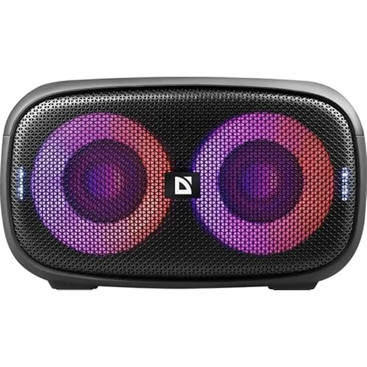 Defender Bluetooth-Lautsprecher Q5 Bt 5.3 20W Led/Bt/Fm/Usb/Tws, tragbarer Stereo-Lautsprecher mit 20 W Leistung, Bluetooth 5.3, FM-Radio-Funktion, LED-Beleuchtung – Bild 3