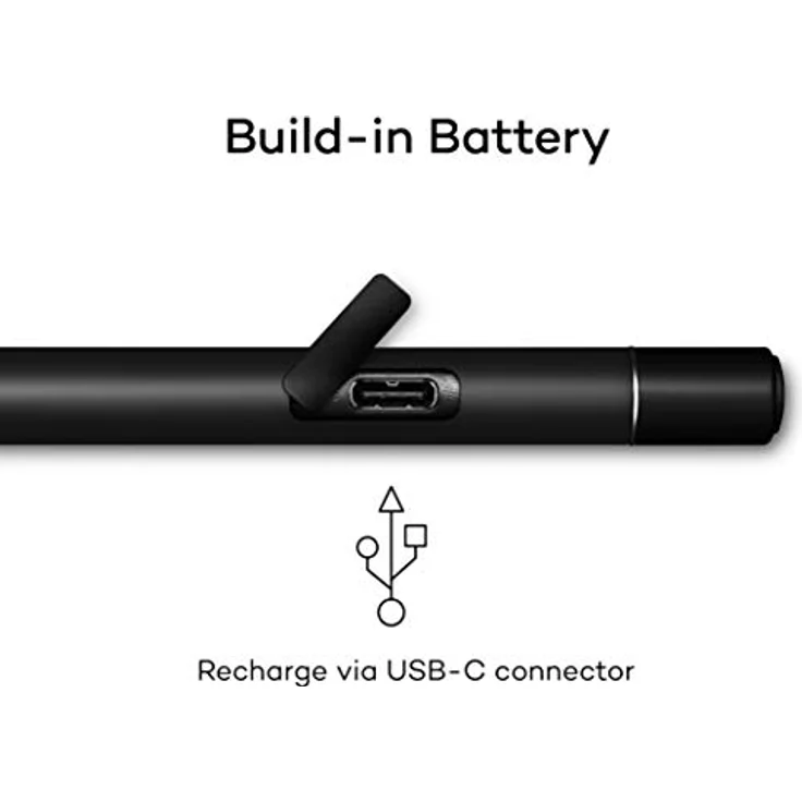 Bamboo Ink Plus-Active Stylus (wiederaufladbar, mit 4.096 Druckstufen & Neigungserkennung zum präzisen Zeichnen, Schreiben & Kommentieren auf stiftfähigen Windows 10-Geräten) schwarz – Bild 6