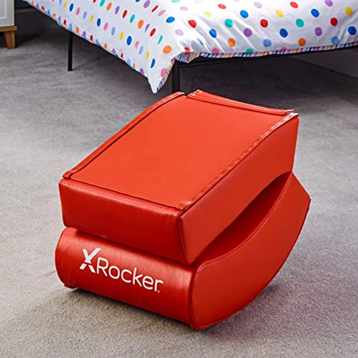 X Rocker Offiziell lizenzierter Nintendo Super Mario Bros Video Rocker – JOY Collection (Rot, Mario) – Bild 3
