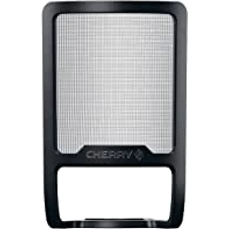 CHERRY UM POP FILTER, Popschutz für USB-Mikrofone CHERRY UM 3.0, UM 6.0 ADVANCED, UM 9.0 PRO RGB, Popfilter für weniger Knall- und Zischgeräusche, einfach montiert, schwarz