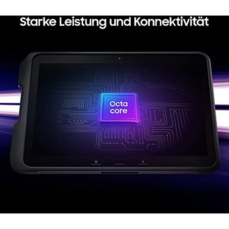 Samsung Galaxy Tab Active 4 Pro Wassergeschütztes, Robustes Android-Tablet, 10,1 Zoll Display, 4 GB RAM und 64 GB erweiterbarer interner Speicher, Akku 7.600 mAh, Schwarz – Bild 4