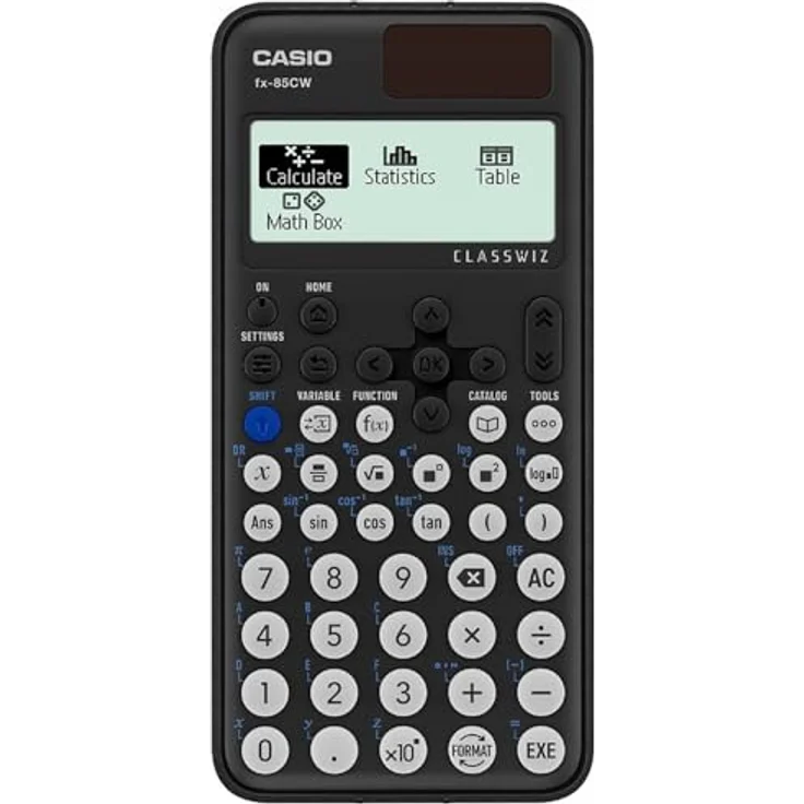 Casio FX-85CW-CH, wissenschaftlicher Taschenrechner mit Solarzellen, 290+ Funktionen, Display mit 4 Graustufen, QR-Code-Funktionalität – Bild 2