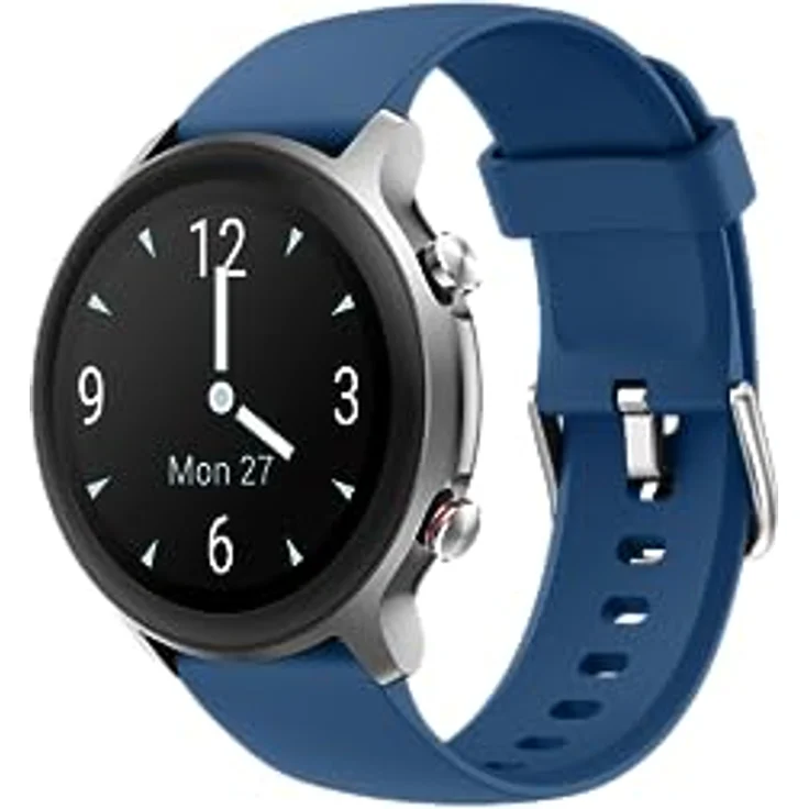 Doro Watch Smartwatch für Senioren wasserdicht Damen Herren Sportuhr Touchscreen Aktivitätstracker Schrittzähler Herzfrequenzmesser Blau – Bild 2