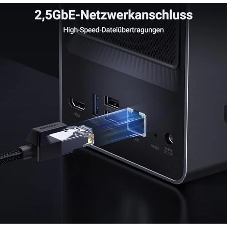 UGREEN NASync DXP2800 2-Bay NAS (Diskless) mit Intel-Prozessor der 12. Generation und 56 TB Datenspeicher – Bild 4