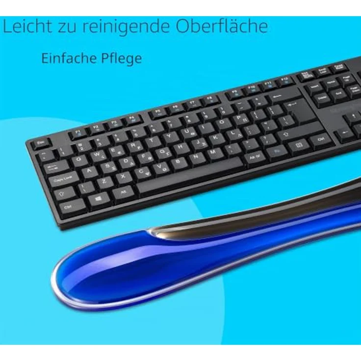KENSINGTON Slim Duo Gel Handballenauflage, ergonomische Unterstützung mit Belüftungskanal, blau – Bild 5