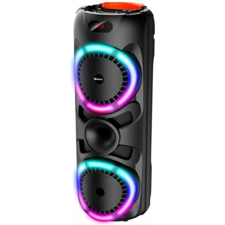 Sales Denver BPS-459, Bluetooth Lautsprecher mit 2x200W Leistung, tragbar, LED-Lichteffekte, Bluetooth, Schwarz – Bild 2