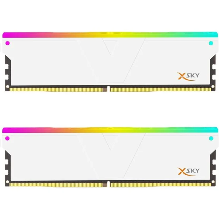 V-Color Manta XSky RGB DDR5-6000 RAM, 32 GB Dual-Kit (2 x 16 GB), CL30, mit EXPO-Unterstützung, weiß