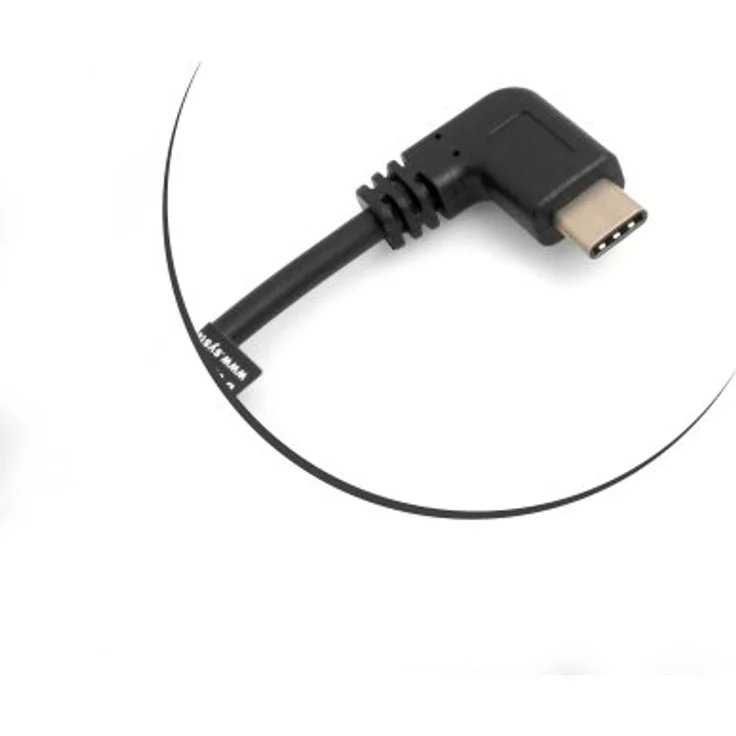 SYSTEM-S USB 3.1 Typ C zu USB 2.0 Winkel Stecker Kabel 27 cm – Bild 3