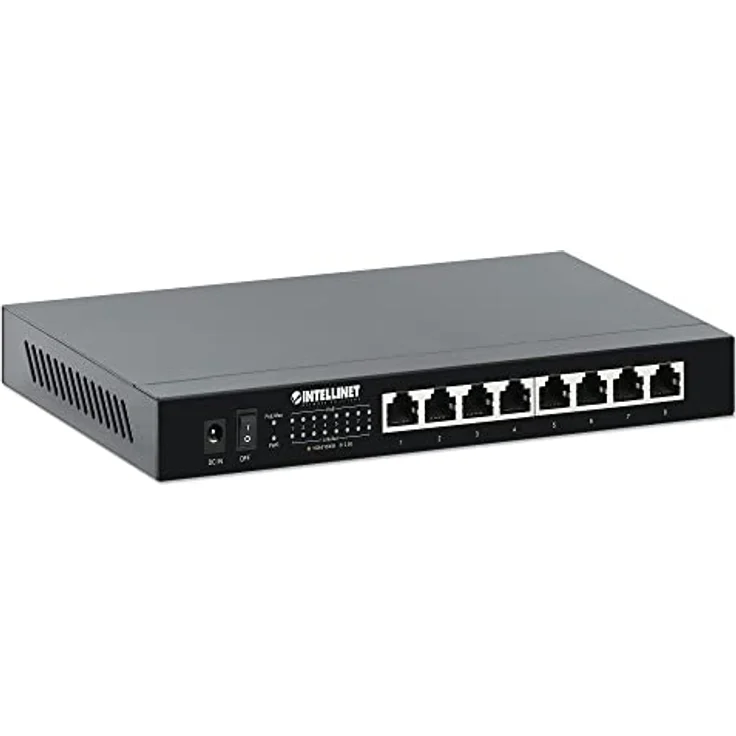 Intellinet 561938 Ethernet Switch Poe+ 8 Anschlüsse 2.5G Schwarz – Bild 3