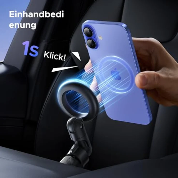 UGREEN Handyhalterung Auto MagSafe, 20x N52 Magnet, drehbar, kompatibel mit iPhone 16/15/14/13/12 Pro Max Plus Mini und allen Smartphones – Bild 3