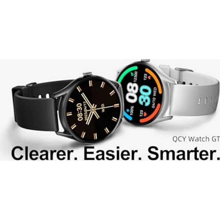 QCY Watch GT, Smartwatch mit 1.43" Retina AMOLED HD Display, Metallrahmen, Gesundheitsüberwachung, 10 Tage Akkulaufzeit und 100+ Sportmodi – Bild 2