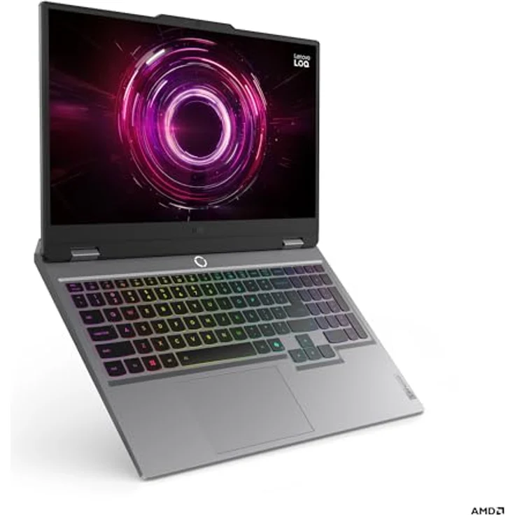 Lenovo LOQ 3 83JG000SGE, 15" FHD Notebook mit Ryzen 7 260, 16GB RAM, 1TB SSD, RTX 5060, Windows 11 Home, Grau – Bild 5