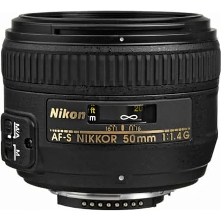 Nikon AF-S 50mm f/1.4G, Objektiv mit schneller Blende und Nikon F-Bajonett