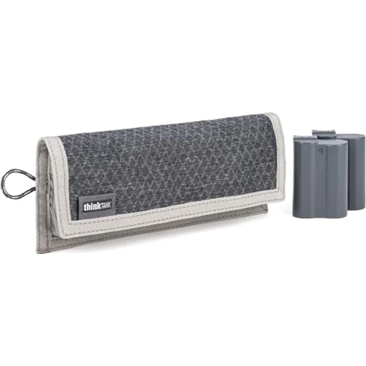 Think Tank Kamera-/Foto-Batteriehalter 4 V2, für 4 DSLR-/spiegellose Batterien, wetterbeständig, faltbar, mit Befestigungsschlaufe – Bild 1