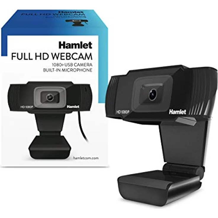 Hamlet HWCAM1080 Webcam 2 MP 1920 x 1080 Pixel USB 2.0 Schwarz – Bild 3