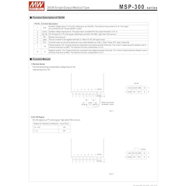 Mean Well MSP-300-12, 324W medizinisches Netzteil, 12V/27A mit aktiver PFC und hohem Wirkungsgrad – Bild 5
