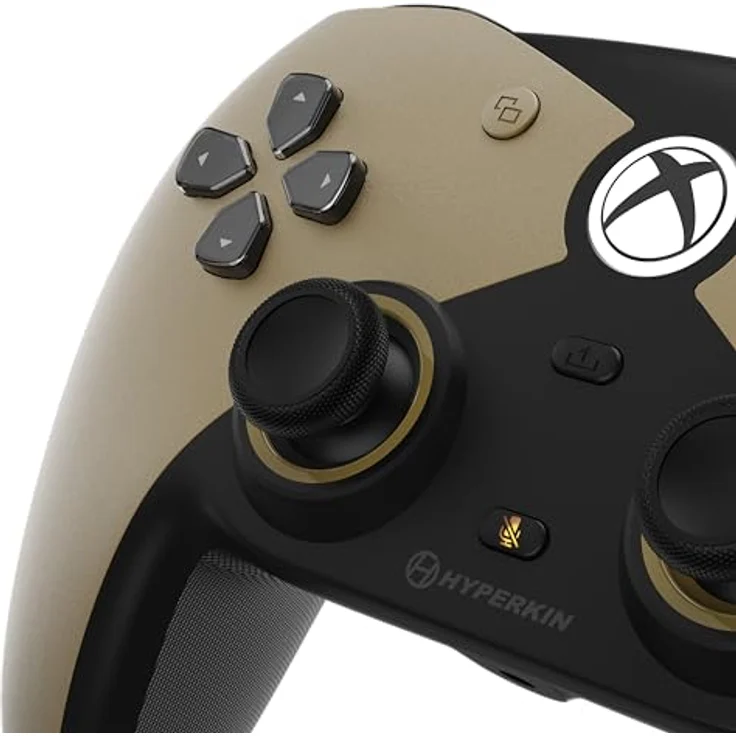 Hyperkin Controller Competitor, professioneller Gaming Controller für Xbox und PC, Gold-Schwarz, driftfreie Joysticks, programmierbare Tasten – Bild 6