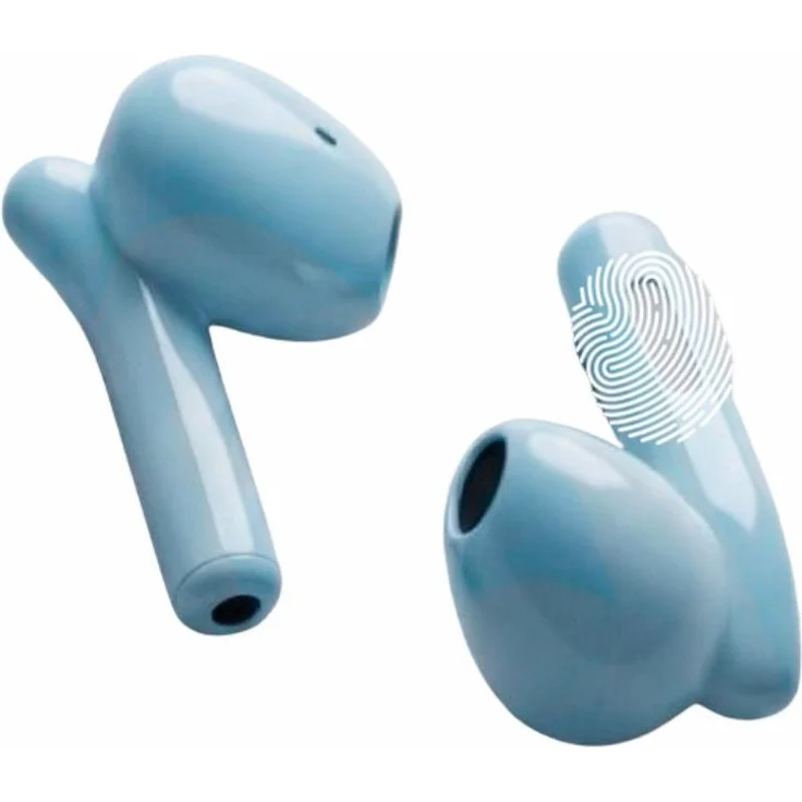 Techmade AI Kabellose Ohrhörer, Bluetooth 5.3 mit Noise-Cancelling, blau