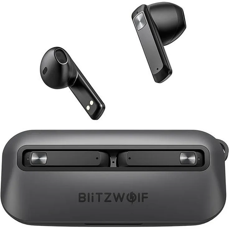 BlitzWolf TWS BW-FPE1 Hi-Fi Bluetooth V5.0 Kopfhörer Schwarz, IPX4 In-Ear mit 13mm dynamischen Membranen