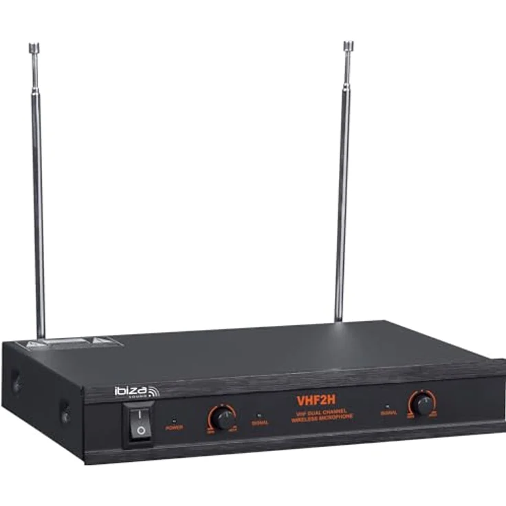 Ibiza VHF2H kabelloses Mikrofon, Schwarz – Bild 6