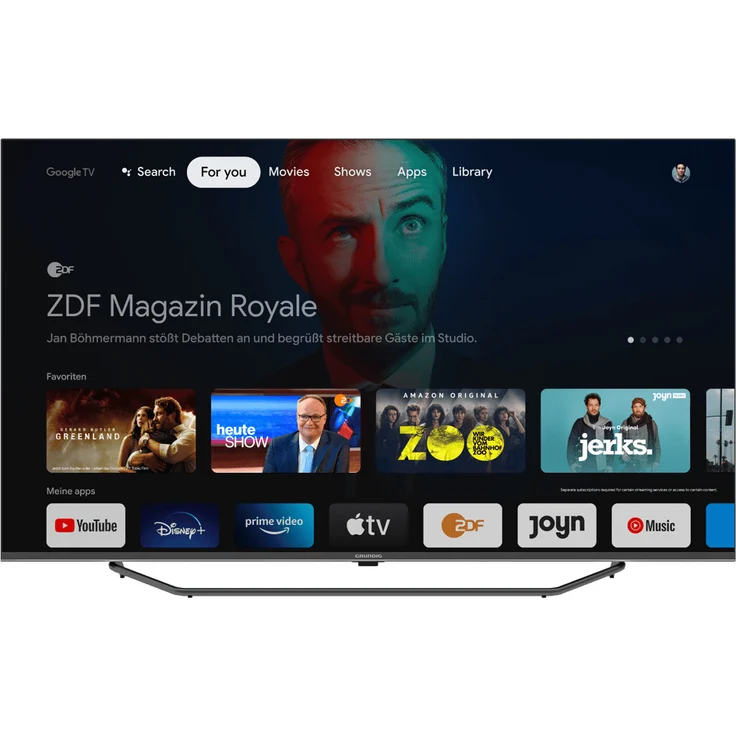 Grundig 65 CUA 7390 Mailand, 65 Zoll 4K Ultra HD Smart-TV mit HDR, Dolby Vision, Anthrazit