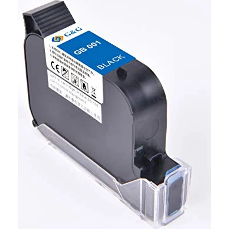 G&G GG-HH1001B, Beschriftungsgerät mit 600 x 600 dpi, 60 m/min, Farb-Touchscreen, schwarz – Bild 3