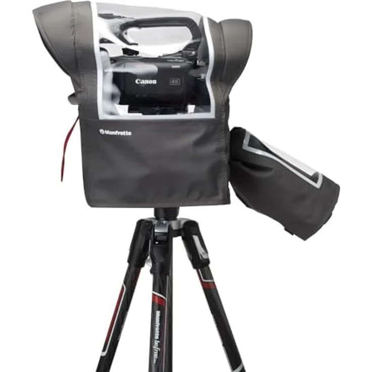 Manfrotto Pro Light Cineshield S/M Videokamera Regenschutz für kleine bis mittlere Camcorder (MB PL-CS-SM) - Wetterfestes Regenschutz-Set für Kamerazubehör – Bild 3