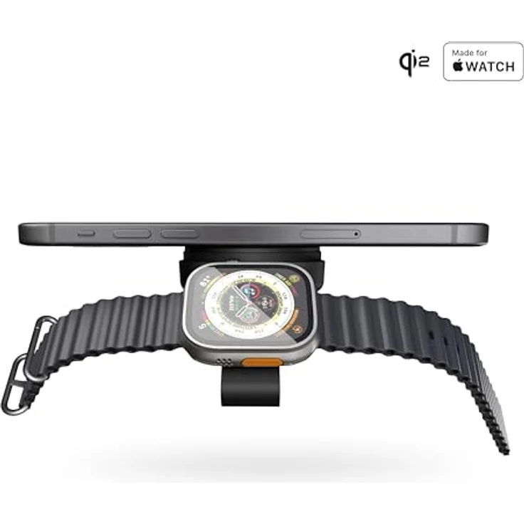 OtterBox Zens Travel Wireless Charger Pro 2, MagSafe und Qi2-kompatibles 15 W Ladegerät für iPhone Air, 17, 16, 15, 14, 13, 12, AirPods, Apple Watch, Schwarz, mit 1 m USB-C-Kabel – Bild 2