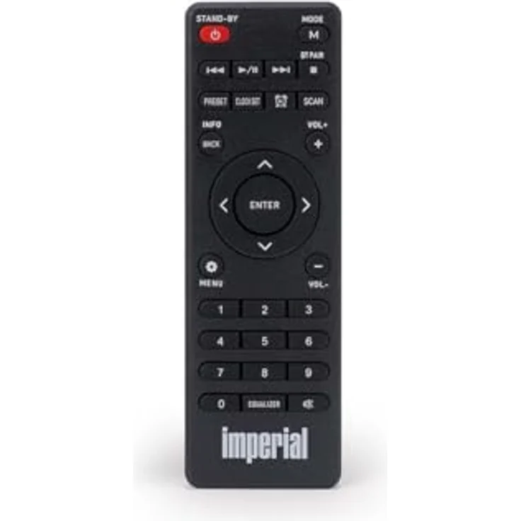 Imperial DABMAN-220BK DAB+/FM Stereo Radio, Bluetooth 5.3, 60 Speicherplätze, mit Fernbedienung, Holzgehäuse, schwarz – Bild 7