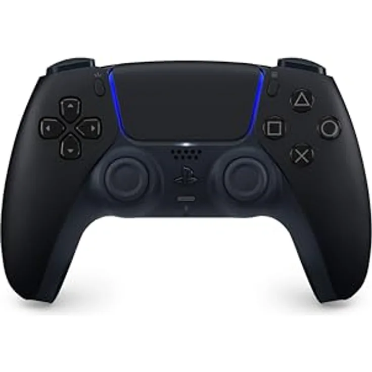 Sony DualSense Wireless-Controller - Midnight Black, Gaming Controller mit haptischem Feedback und adaptiven Triggern, Schwarz
