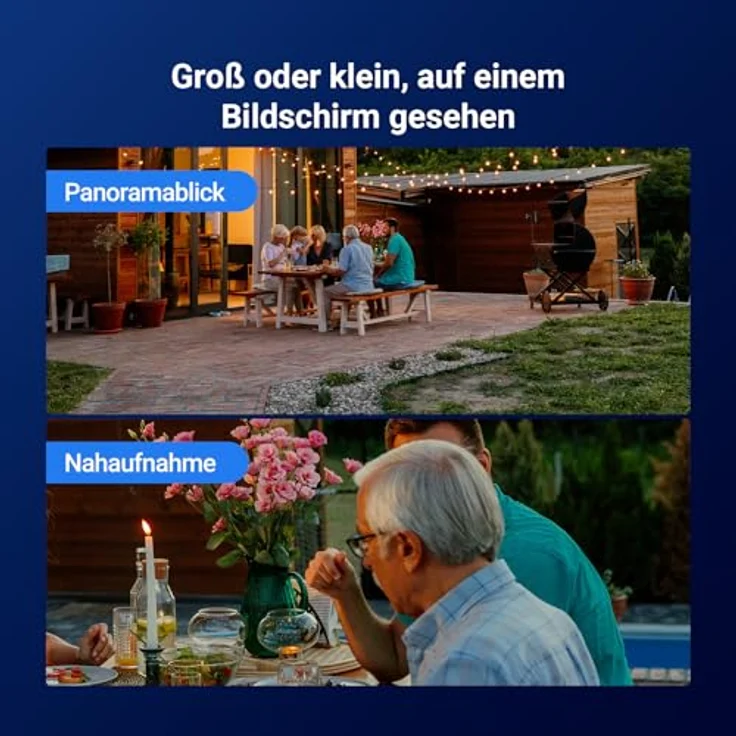 EZVIZ H80f Multi, WiFi Überwachungskamera für den Außenbereich, 4 MP mit 12-fach Zoom, Auto-Tracking, Farbnachtsicht bis 20m, bidirektionales Audio, IP67 wetterfest – Bild 4