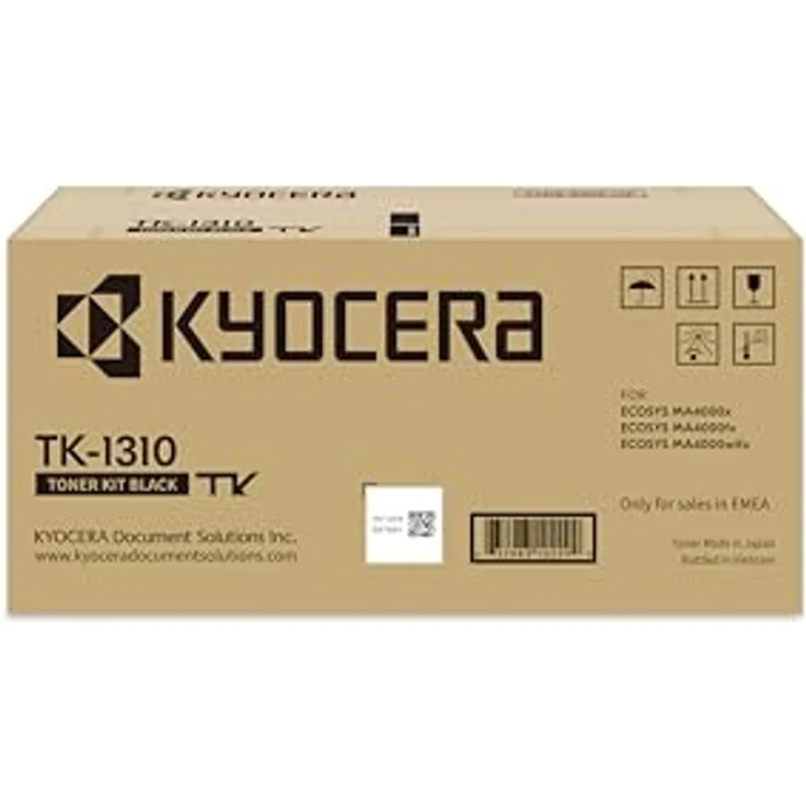 KYOCERA TK-1310 Ecosys Toner, Schwarz, 3.000 Seiten, umweltbewusst, originale Tonerkartusche – Bild 1