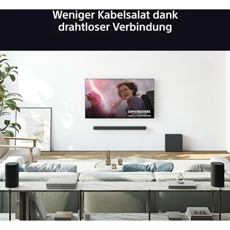 SONY BRAVIA Theatre Rear 8, Kabellose Rücklautsprecher mit 360° räumlichem Klang, Schwarz – Bild 8